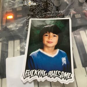 FA F*cking Awesome Skateboards Sean Pablo Yearbook Photo STICKER  Supreme